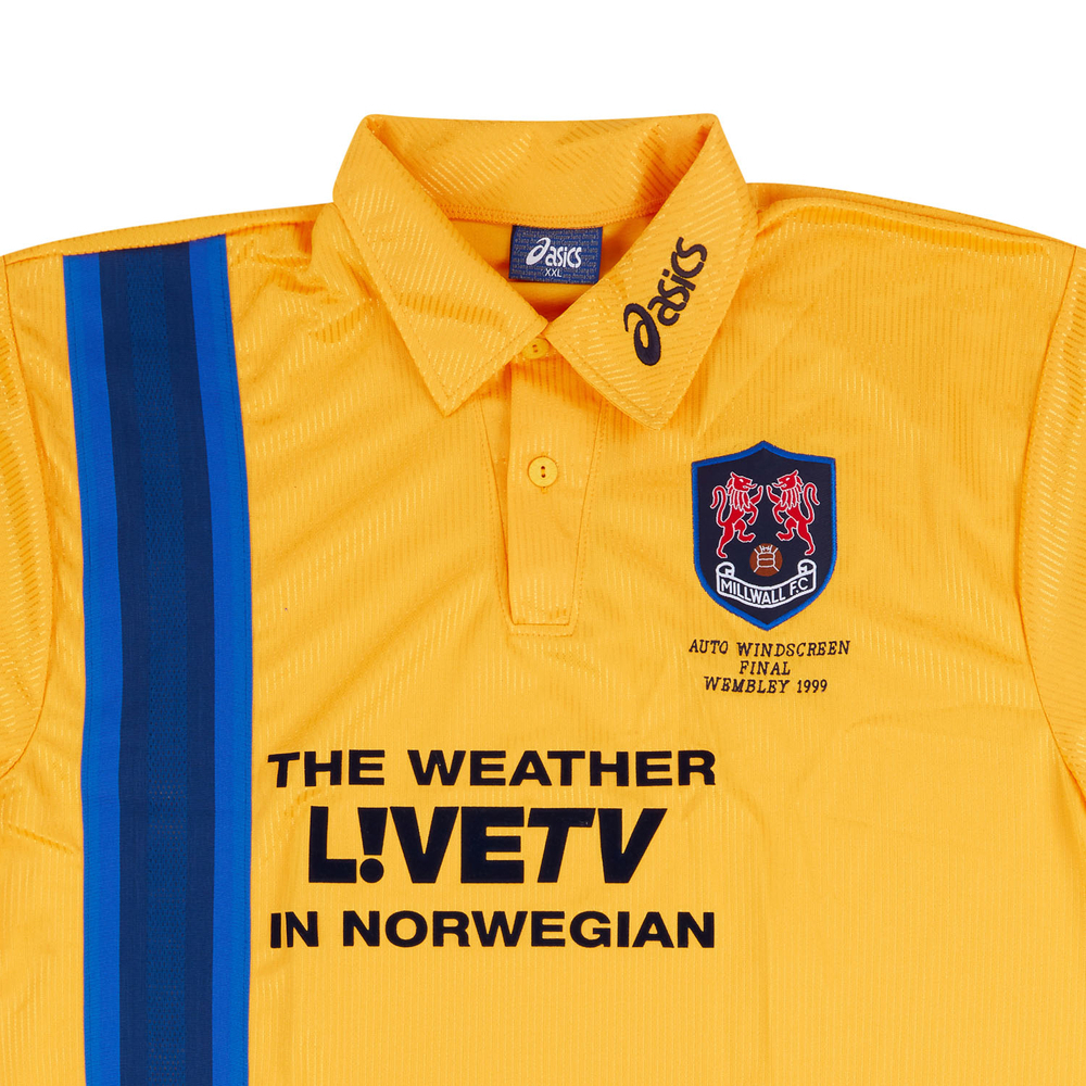 1998-99 Millwall Away 'Auto Windscreen Final' Shirt (Excellent) M-Millwall