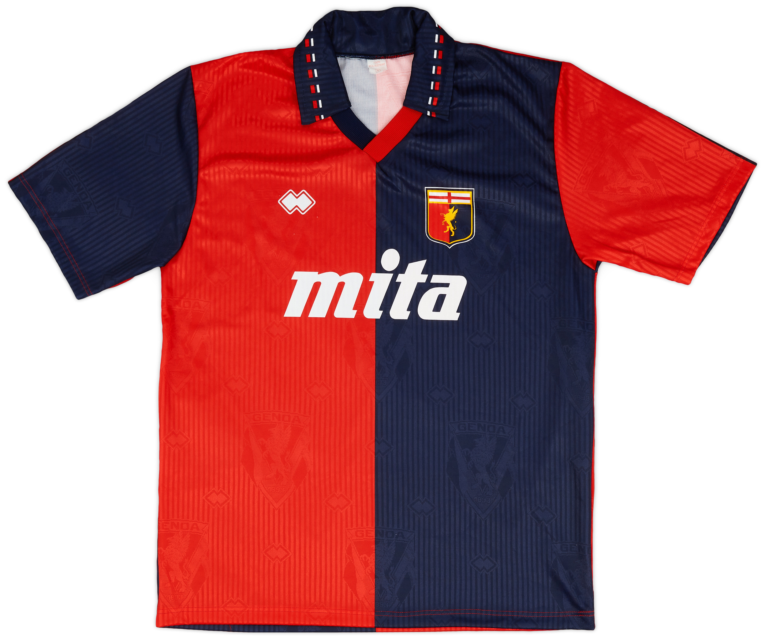 1990-91 Genoa Home Shirt - 9/10 - ()