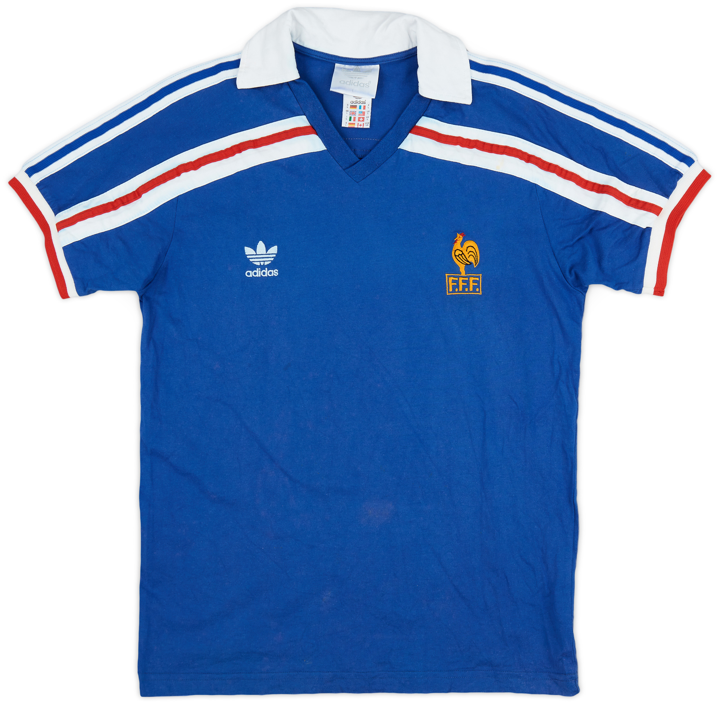 1985-90 France Home Shirt - 7/10 - ()
