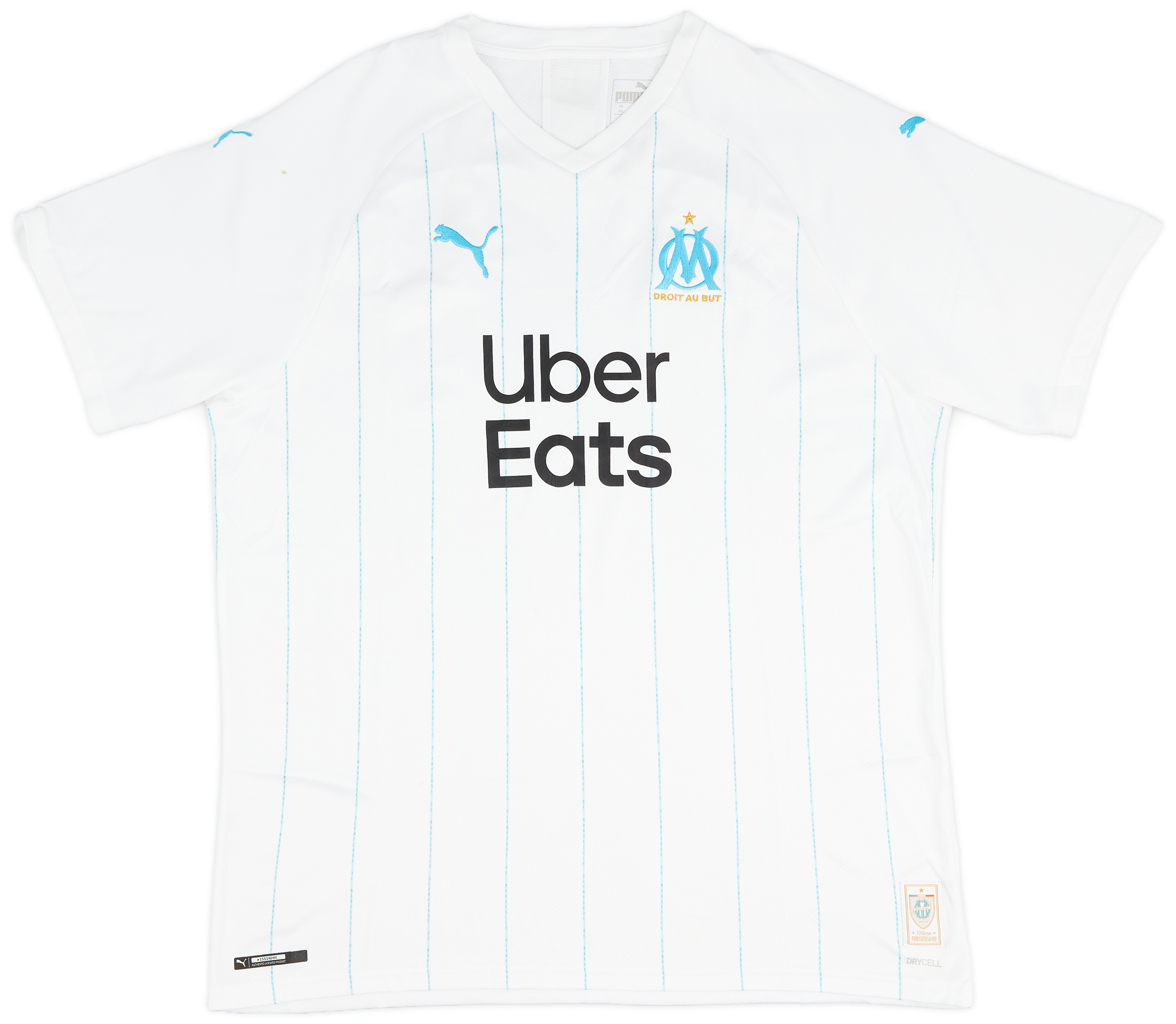 2019-20 Olympique Marseille Home Shirt - 9/10 - ()