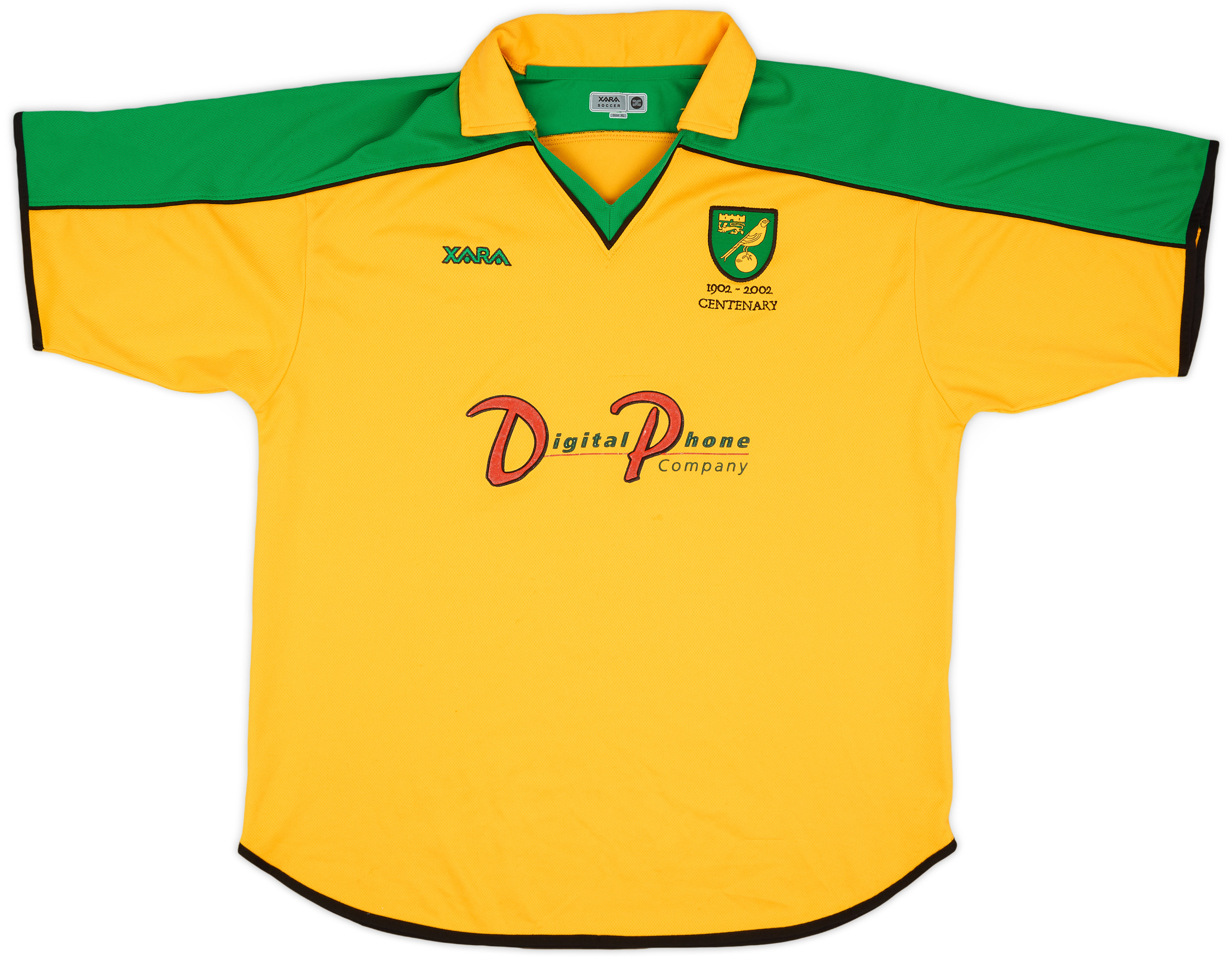 2001-03 Norwich City Centenary Home Shirt - 8/10 - ()