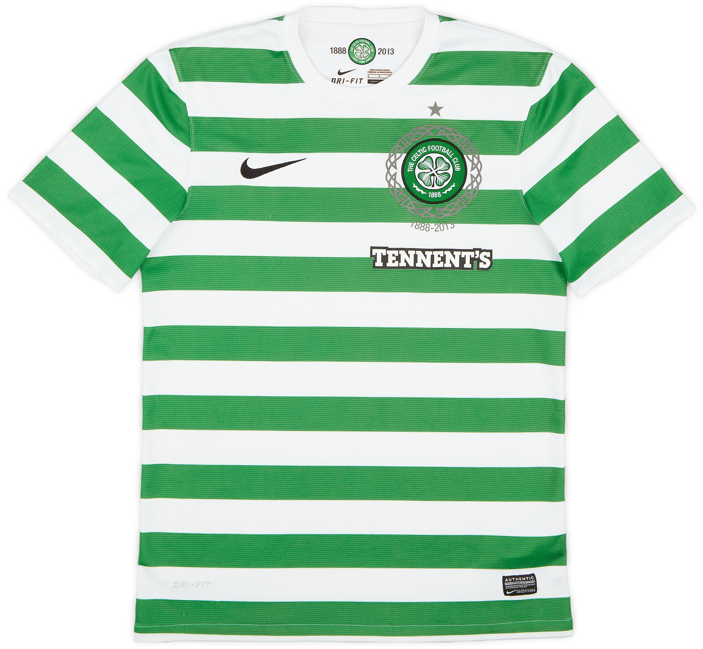 2012-13 Celtic '125th Anniversary' Home Shirt - 8/10 - ()