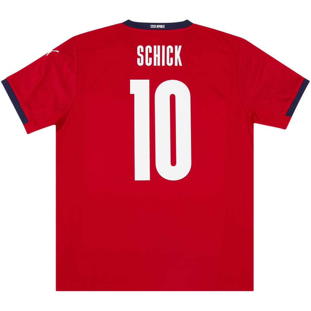 2020-21 Czech Republic Home Shirt Schick #10 *w/Tags*