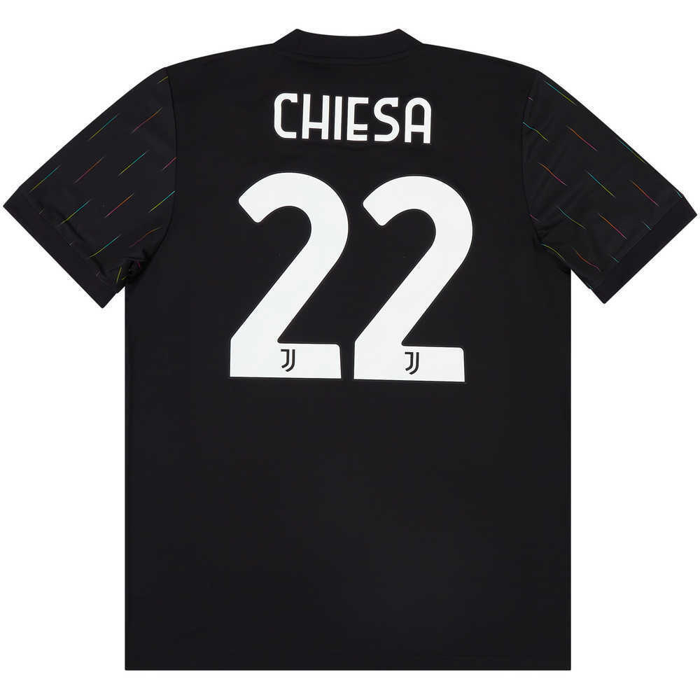 2021-22 Juventus Away Shirt Chiesa #22 *w/Tags*