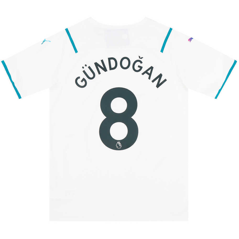 2021-22 Manchester City Player Issue Away Shirt Gündoğan #8 *w/Tags*
