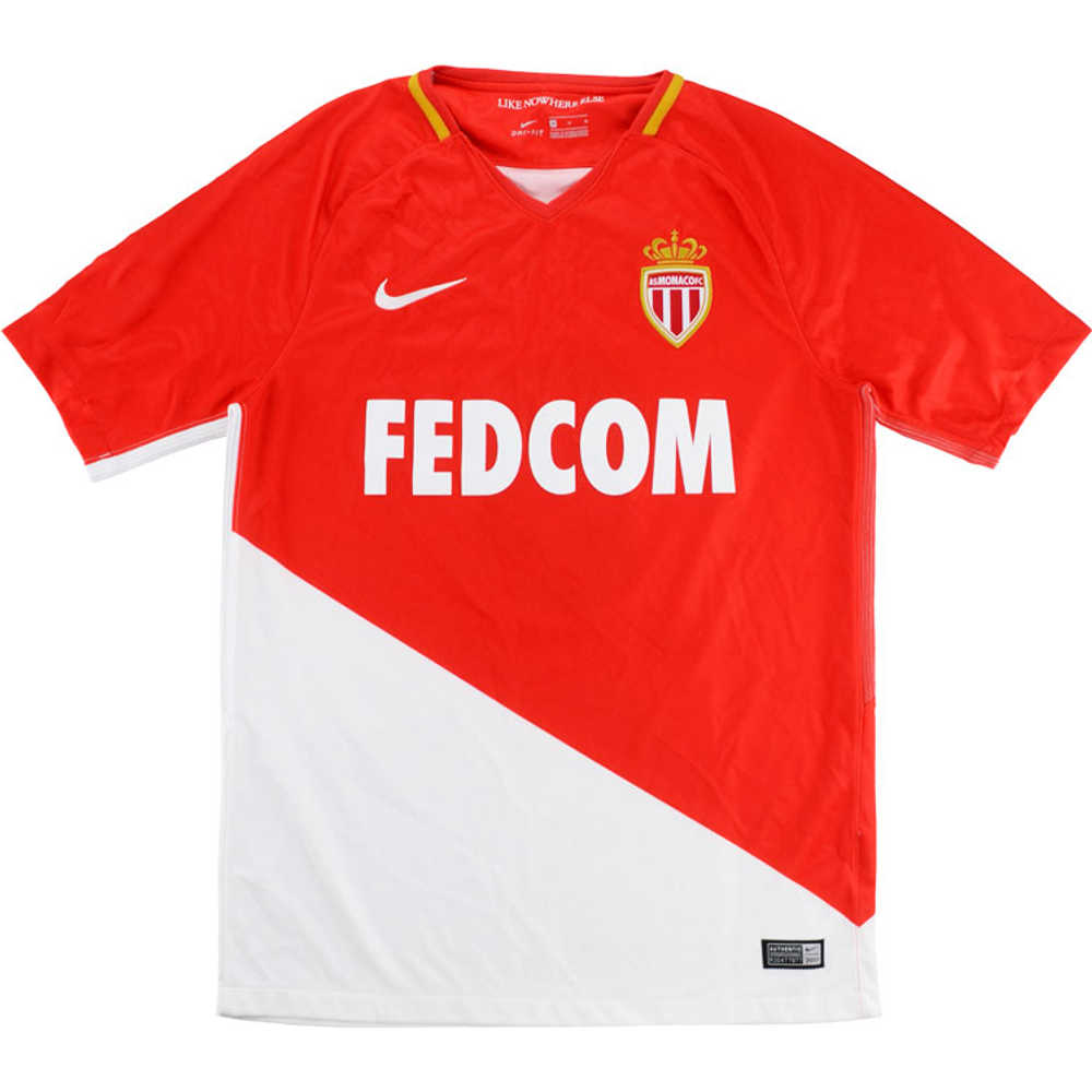 2017-18 Monaco Home Shirt (Excellent) XL