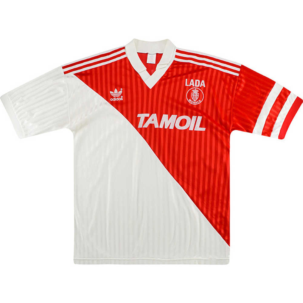 1991-92 Monaco Home Shirt (Very Good) XS