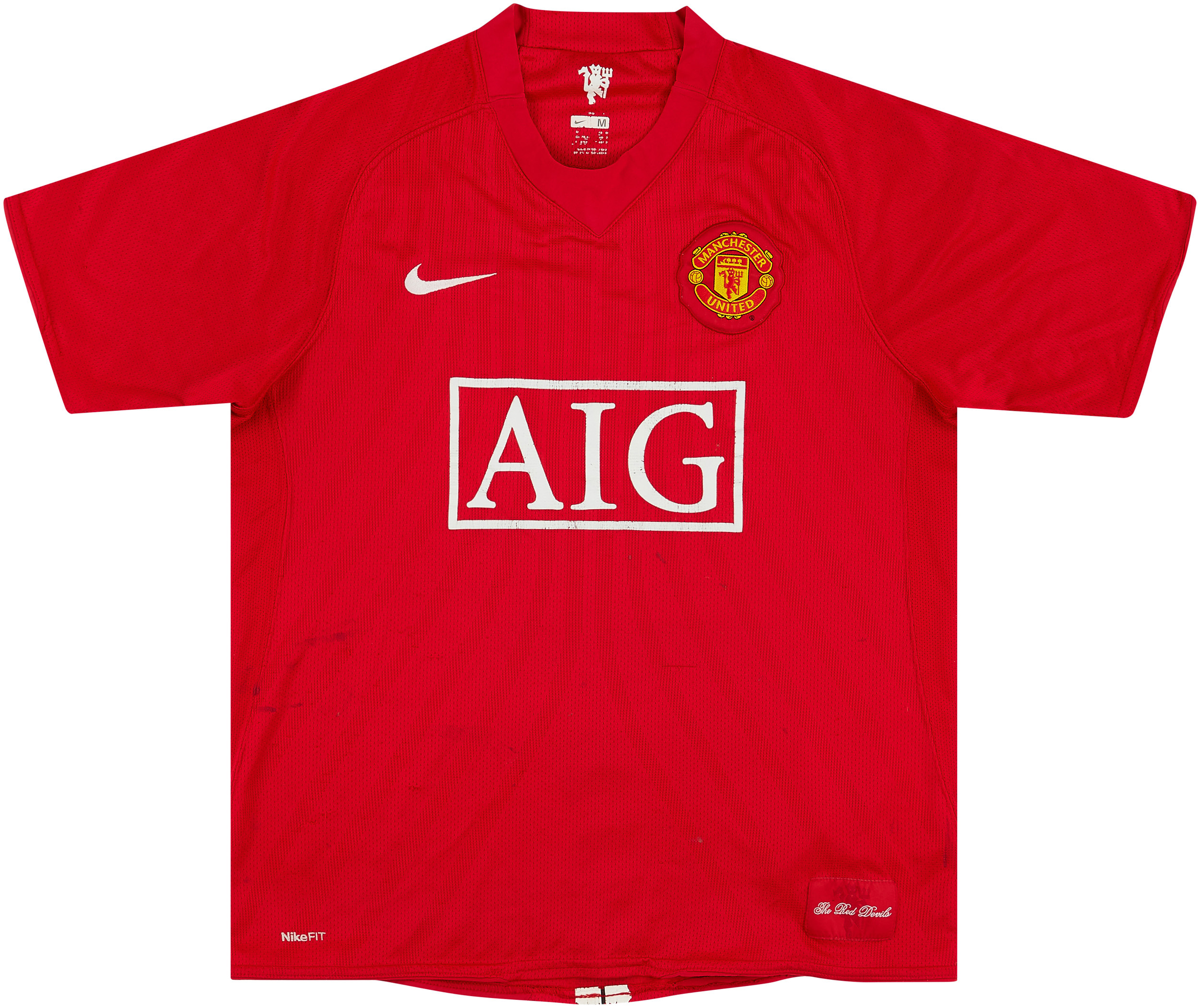 2007-09 Manchester United Home Shirt - Fair 4/10 - ()