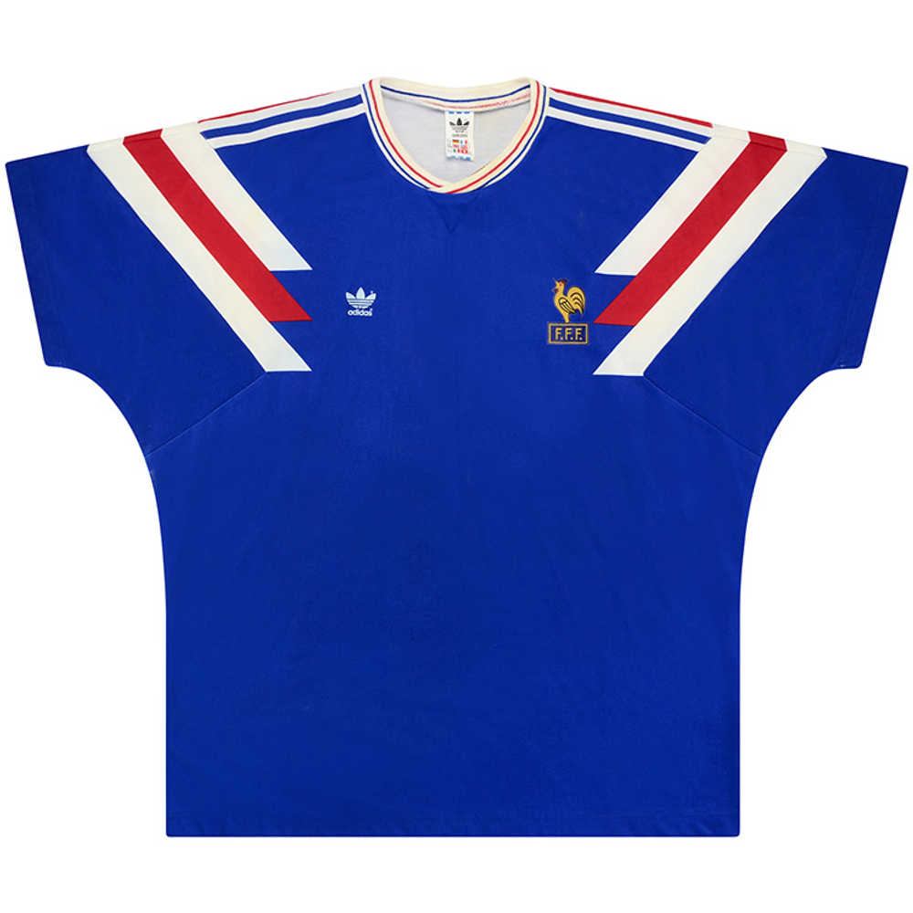 1991 France U-21 Match Issue Toulon Tournament Home Shirt #11