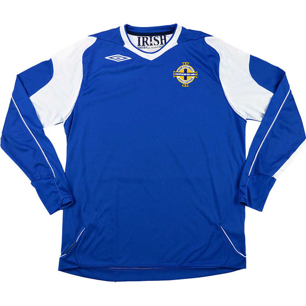 2006-08 Northern Ireland Away L/S Shirt (Very Good) XL
