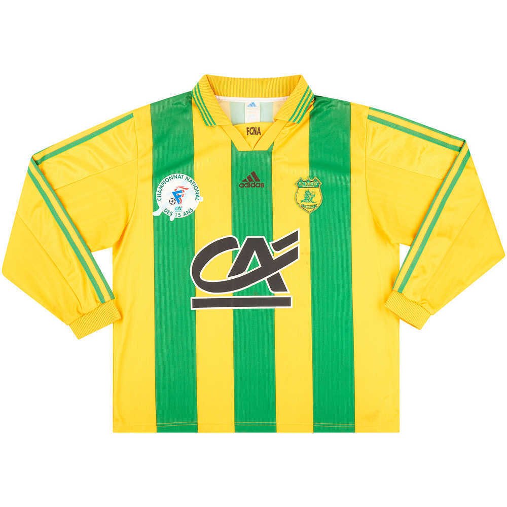 1998-99 Nantes Match Issue Home L/S Shirt #2
