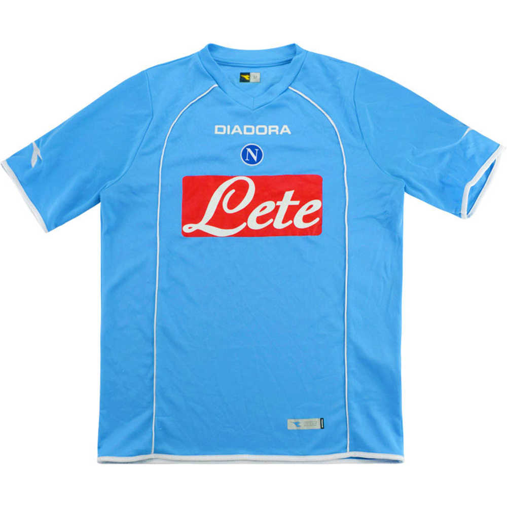 2006-07 Napoli Basic Home Shirt (Very Good) L