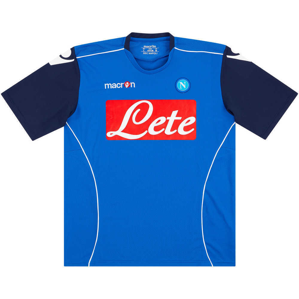 2009-10 Napoli Macron Training Shirt (Excellent) L