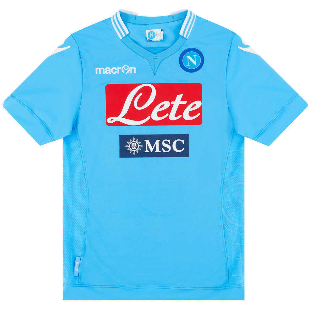 2013-14 Napoli Home Shirt (Excellent) L