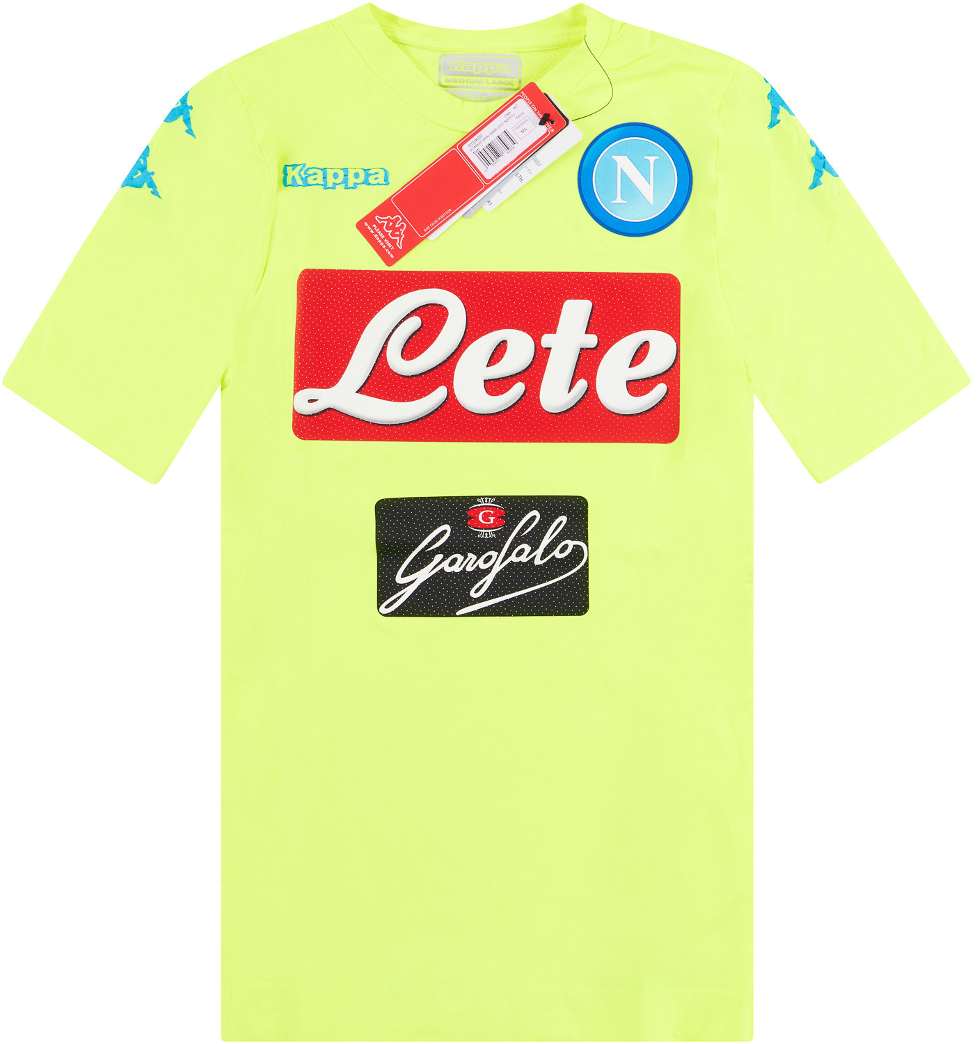 2016-17 Napoli Authentic GK Away Shirt