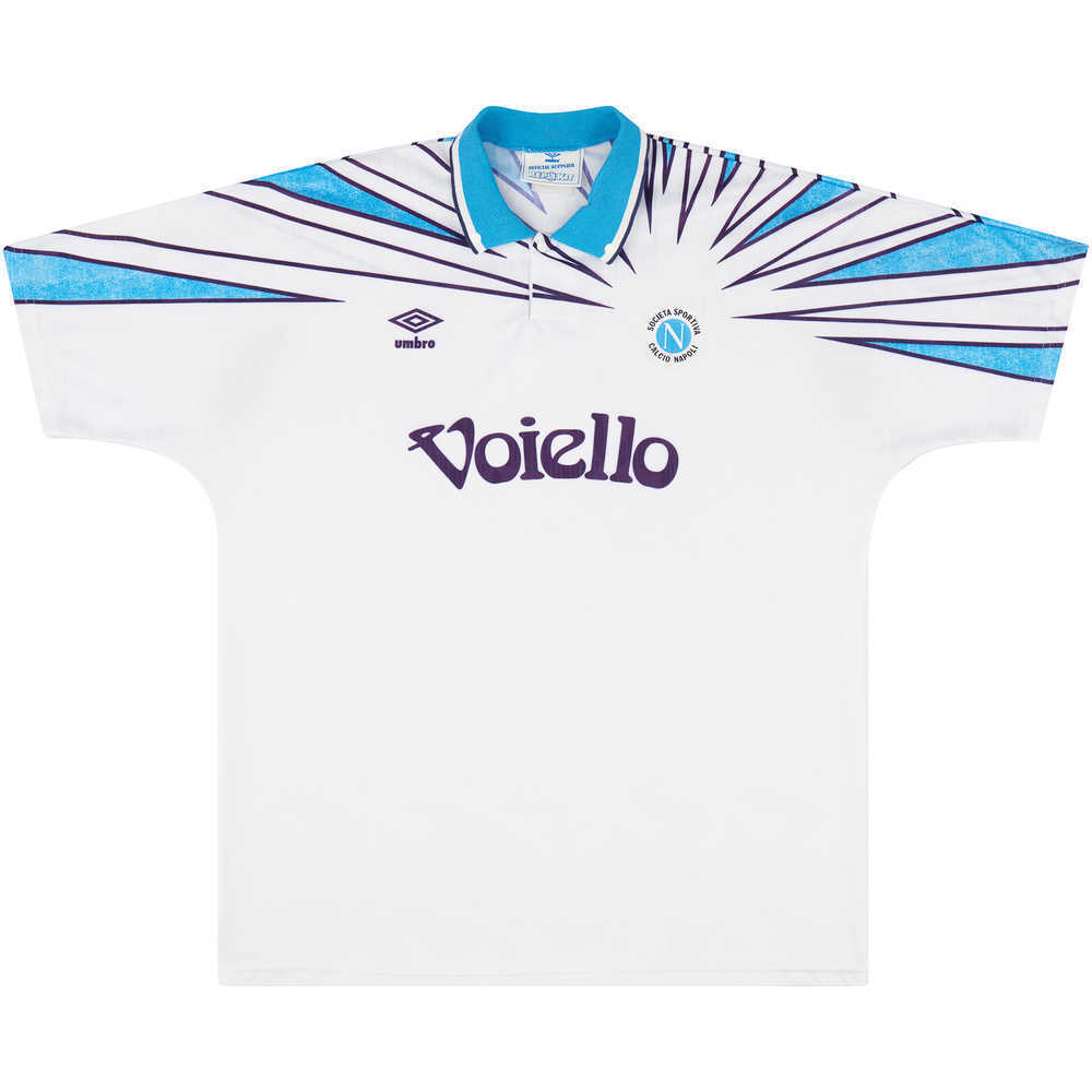 1991-93 Napoli Away Shirt (Very Good) XL