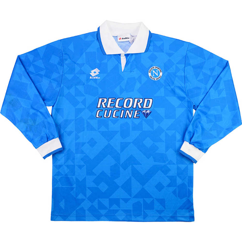 1994-96 Napoli Home L/S Shirt (Excellent) L