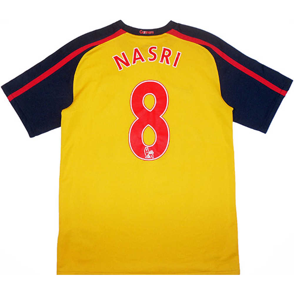 2008-09 Arsenal Away Shirt Nasri #8 (Good) L
