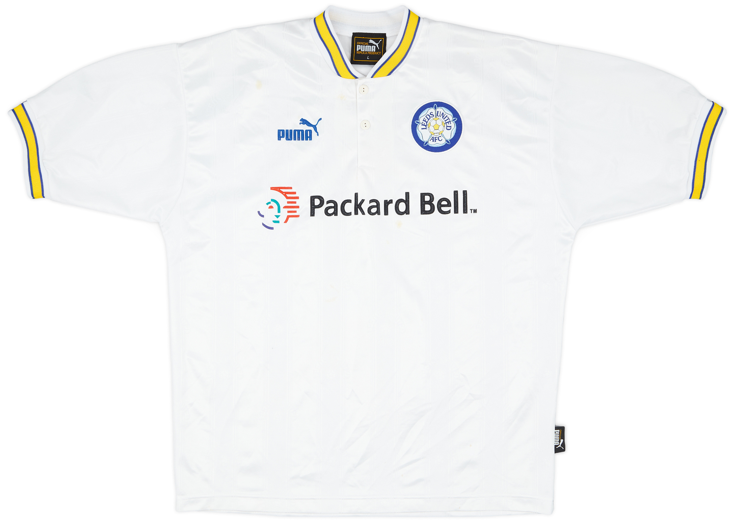 1996-98 Leeds United Home Shirt - 6/10 - ()