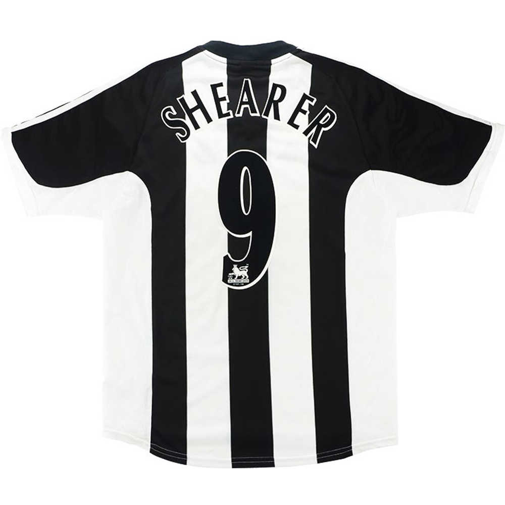2001-03 Newcastle Home Shirt Shearer #9 (Very Good) XXL