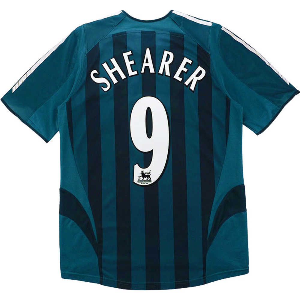 2005-06 Newcastle Away Shirt Shearer #9 (Excellent) XL