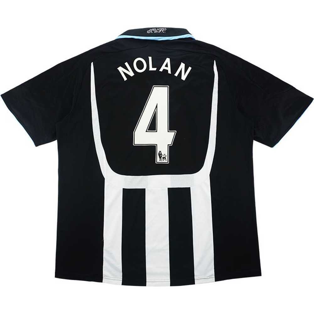 2007-09 Newcastle Home Shirt Nolan #4 (Very Good) XL