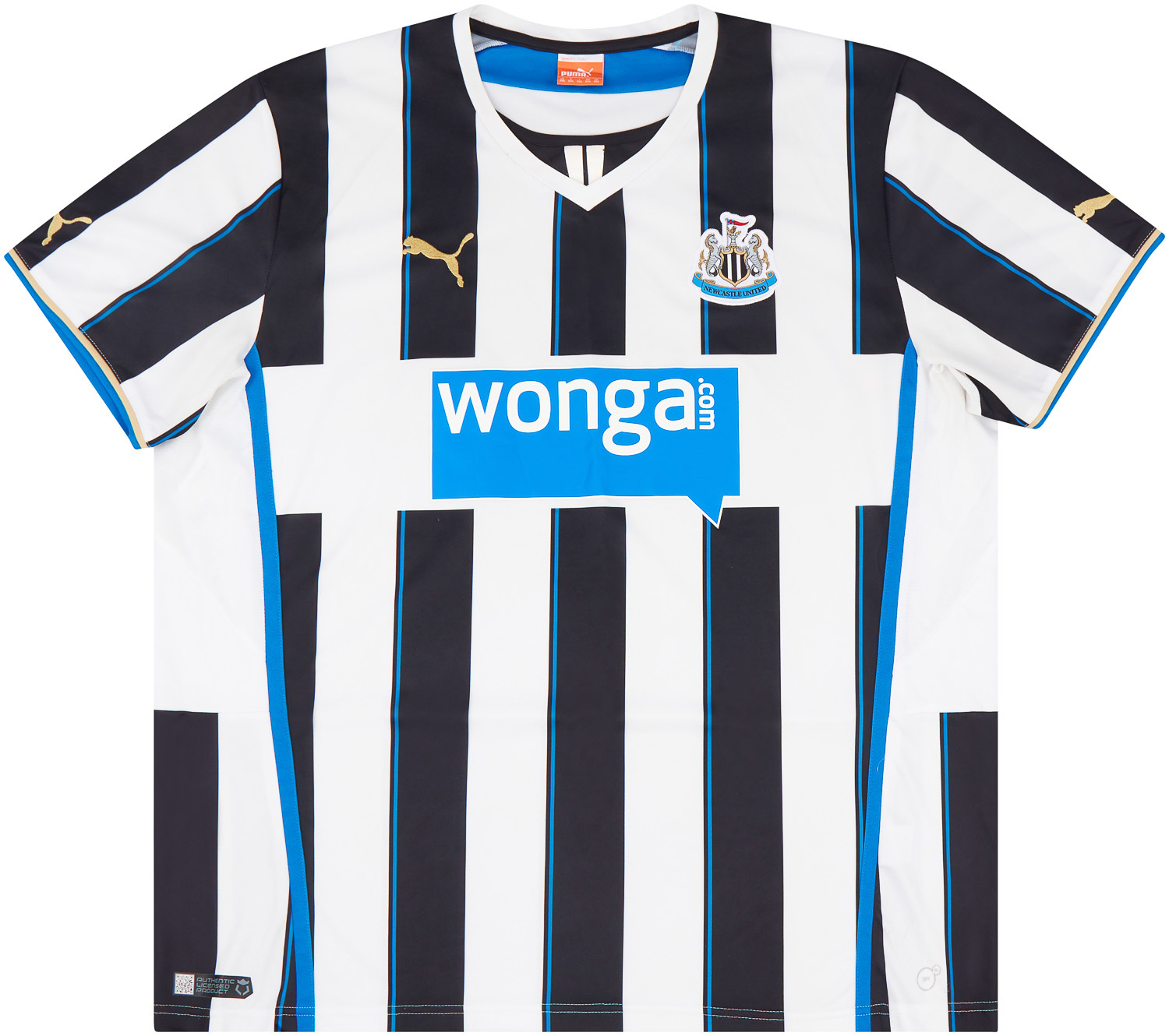 Newcastle Portero Camiseta De Fútbol 2014 - 2015. Sponsored By Wonga