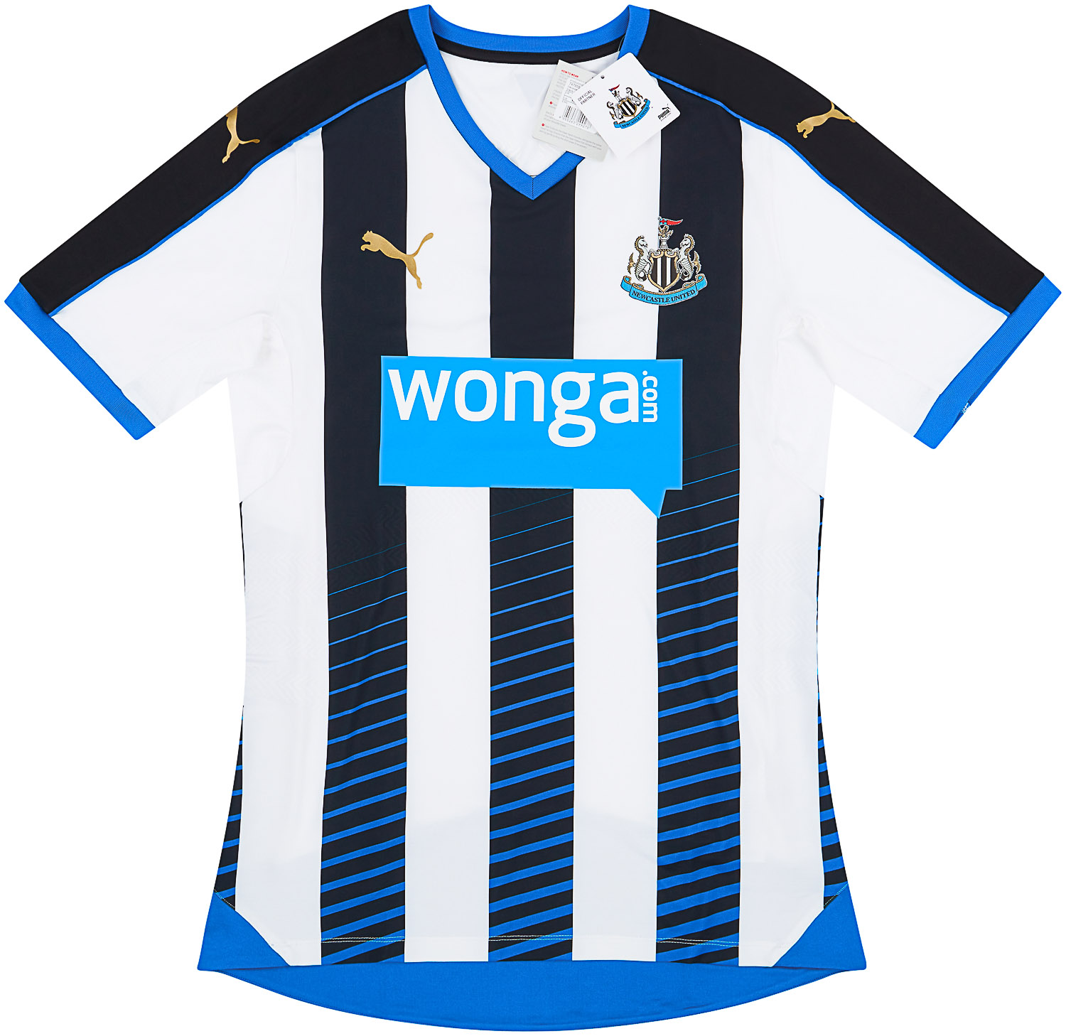 2015-16 Newcastle United Player Issue ACTV Fit Home Shirt