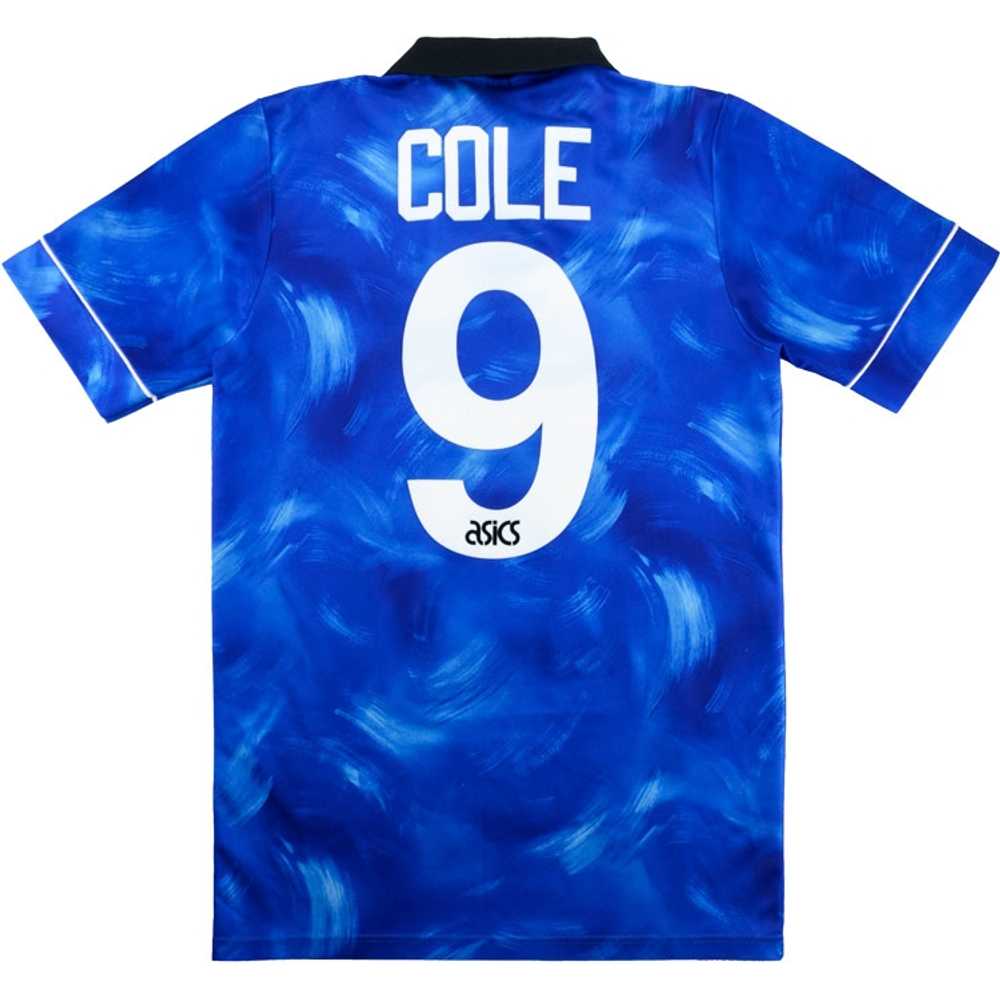 1993-95 Newcastle Away Shirt Cole #9 (Excellent) XL