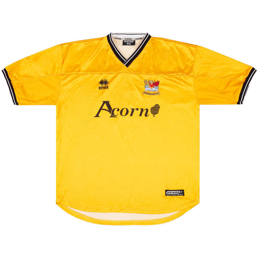 2005-06 Newport County Match Issue Home Shirt #16