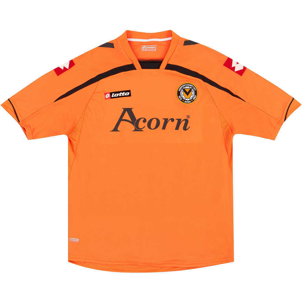 2010-11 Newport County Match Issue Home Shirt #7