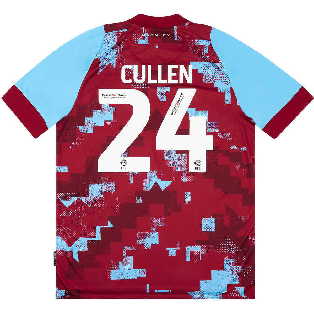 2022-23 Burnley Home Shirt Cullen #24 *w/Tags*