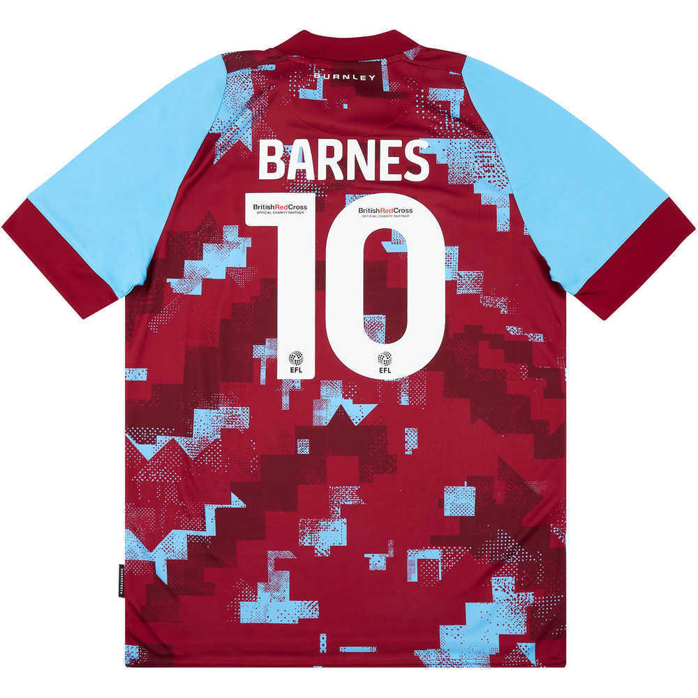 2022-23 Burnley Home Shirt Barnes #10 *w/Tags*