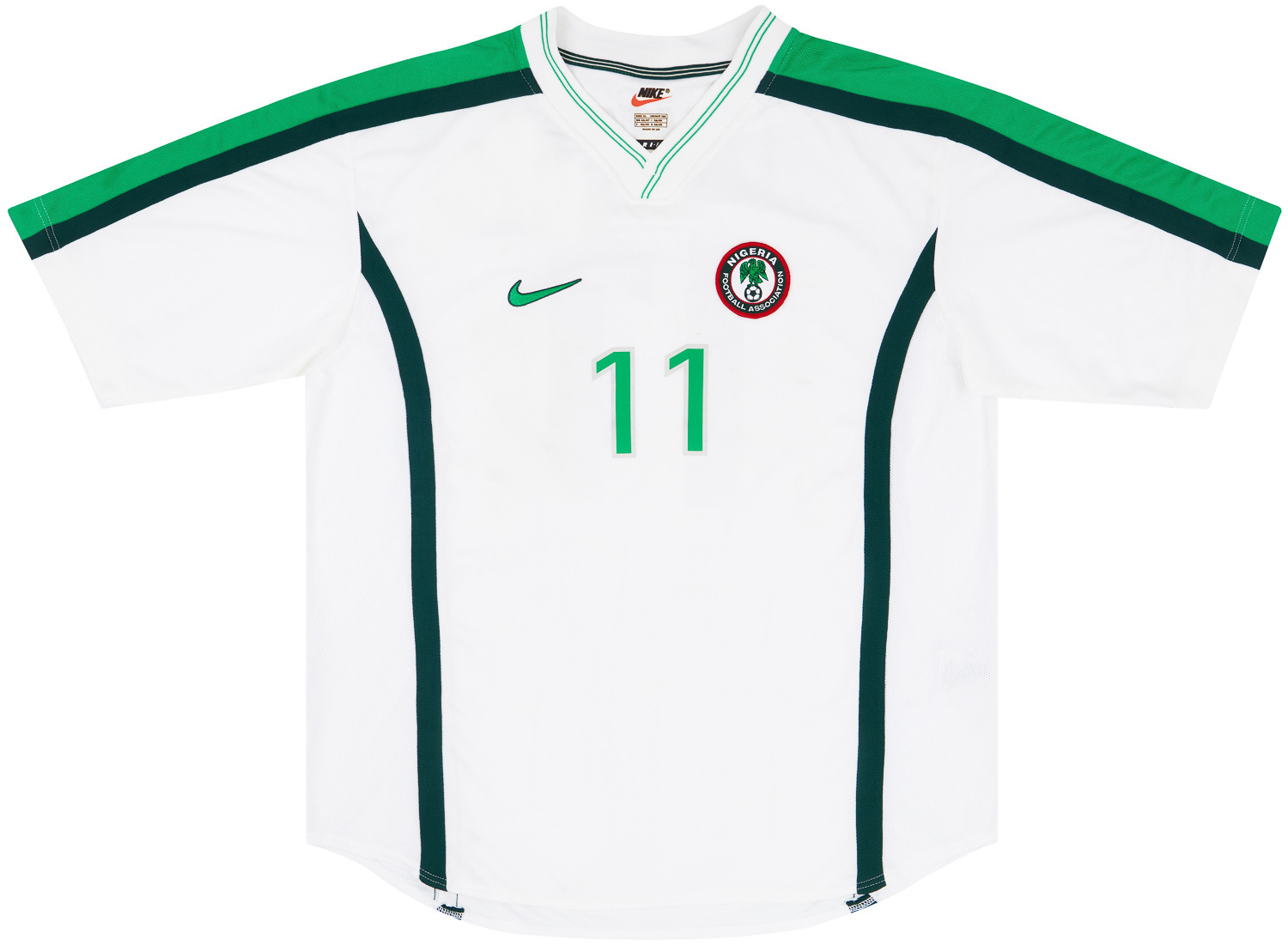 1998 Nigeria Match Issue Away Shirt Lawal #10