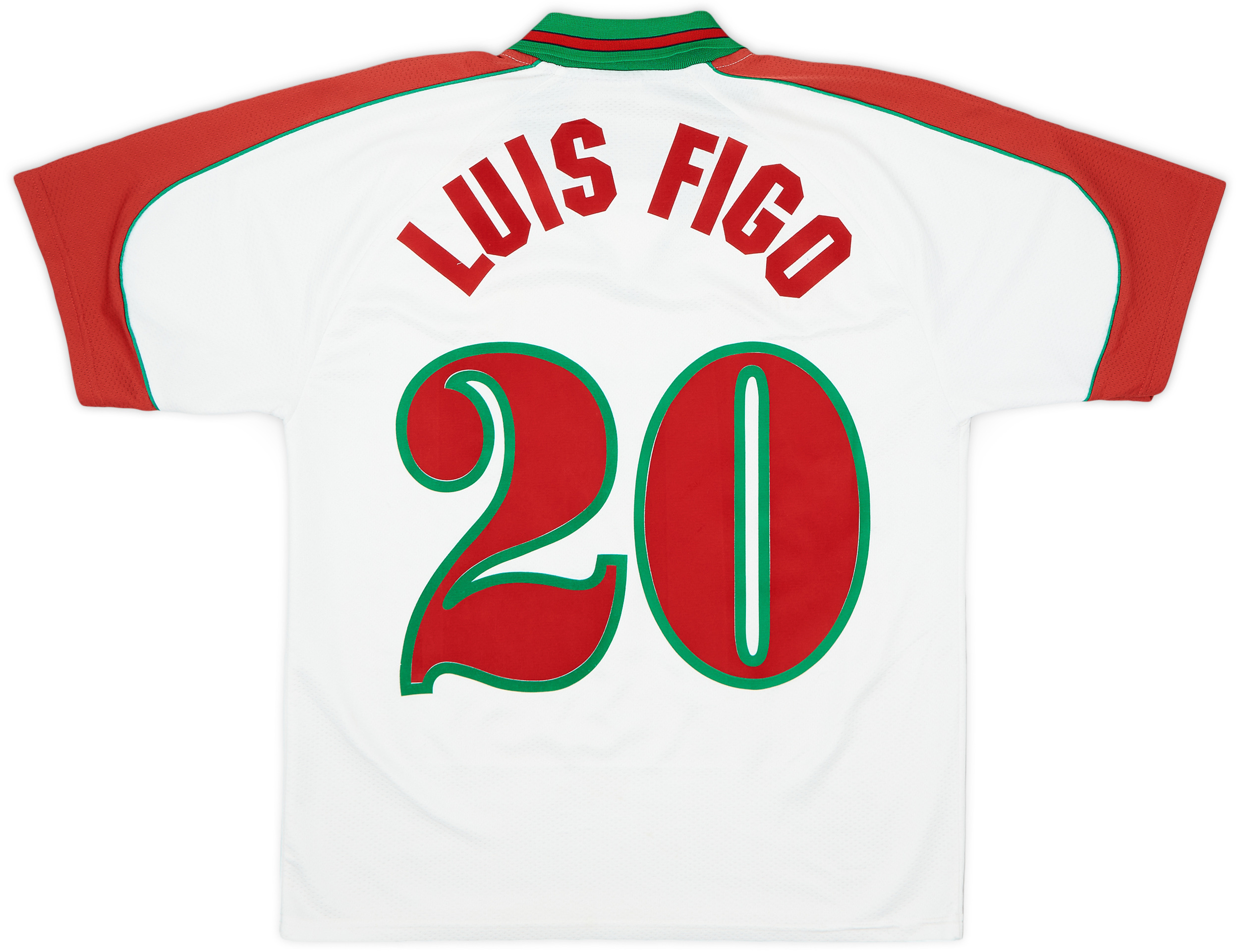 1996-97 Portugal Away Shirt Luis Figo #20 - 8/10 - ()
