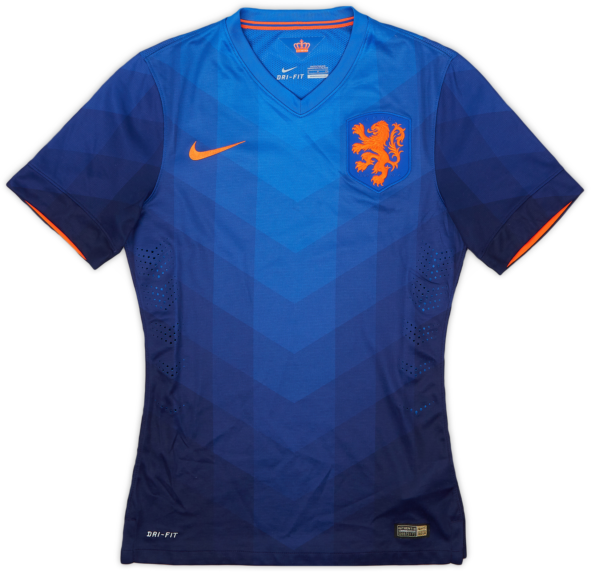 2014-15 Netherlands Authentic Away Shirt - 9/10 - ()
