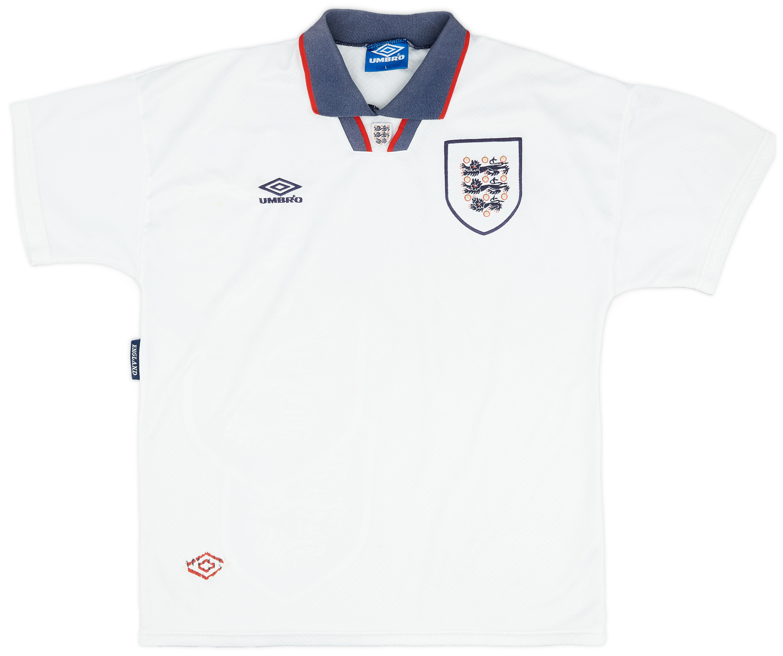 1993-95 England Home Shirt - 9/10 - ()