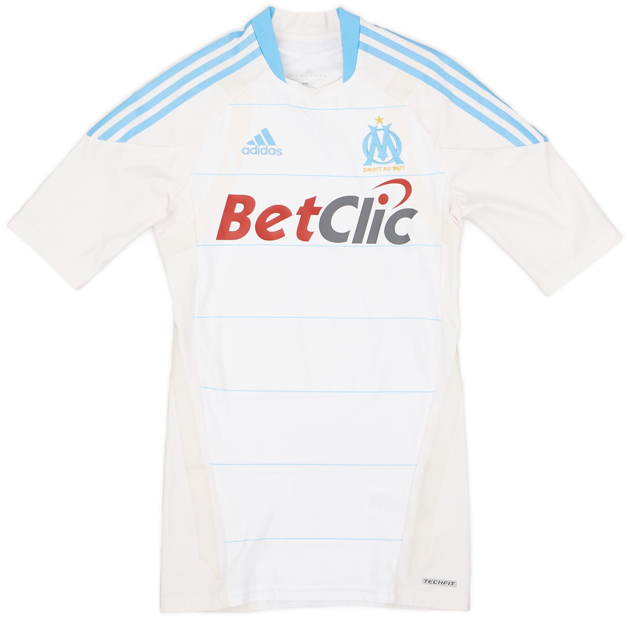 2010-11 Olympique Marseille Player Issue TechFit Home Shirt - 9/10 - ()