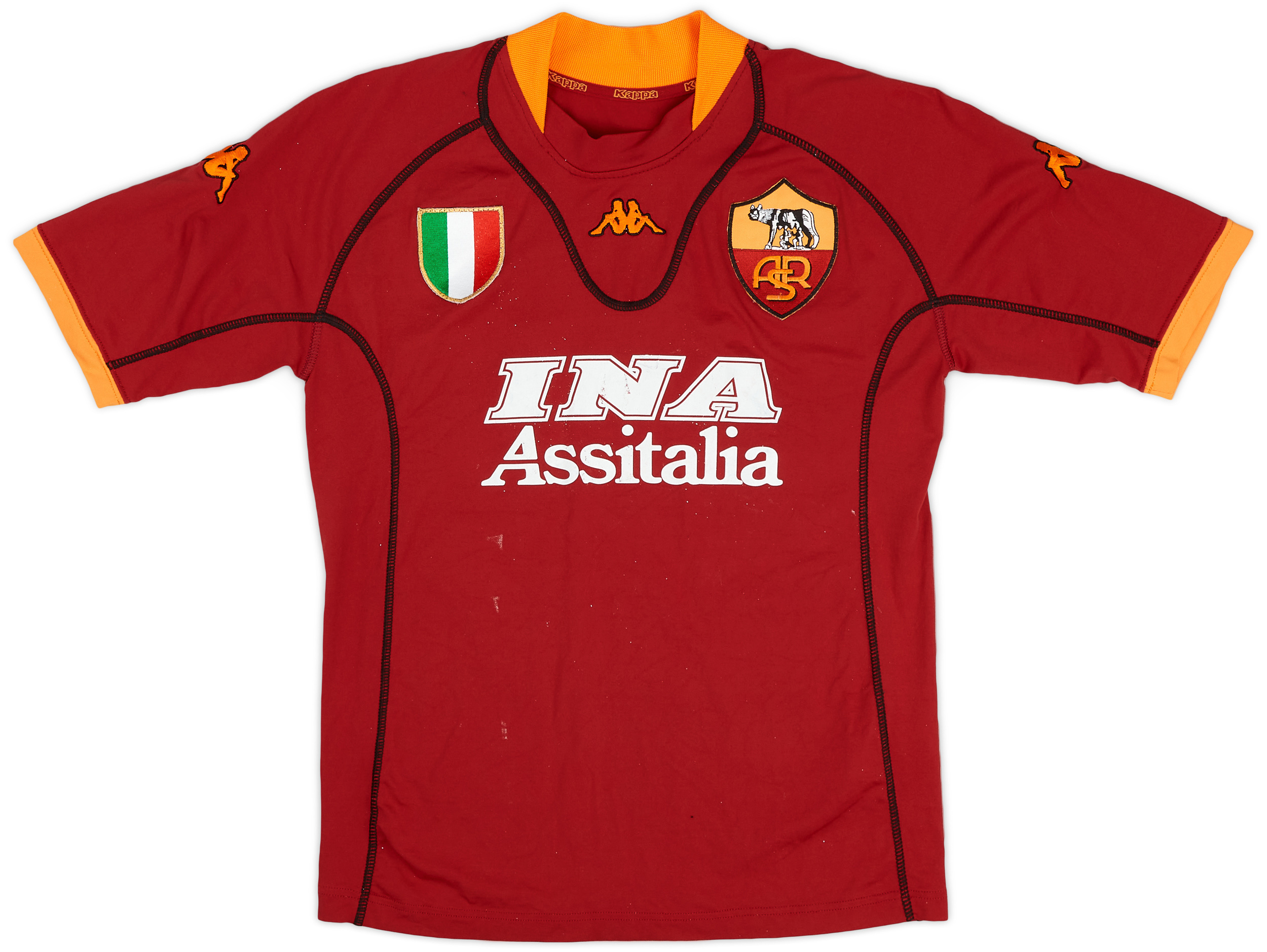 2001-02 Roma Home Shirt - 5/10 - ()