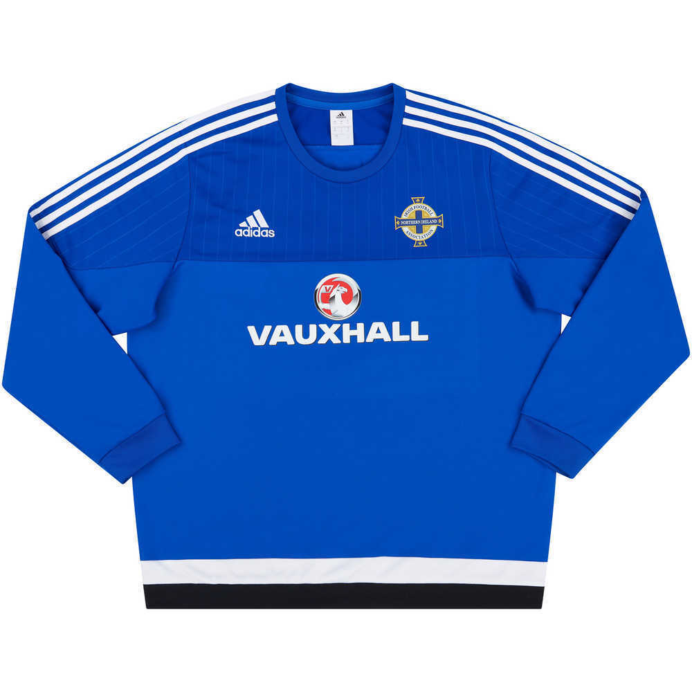 2016-17 Northern Ireland Player Issue Training Sweat Top (Excellent) XL
