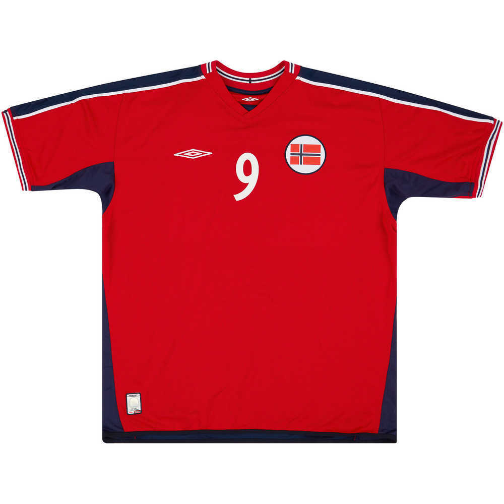 2003-04 Norway Match Issue Home Shirt #9