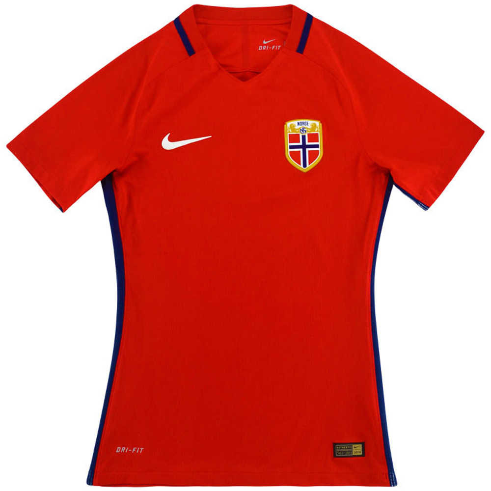 2016-18 Norway Player Issue Home Shirt (Excellent) S