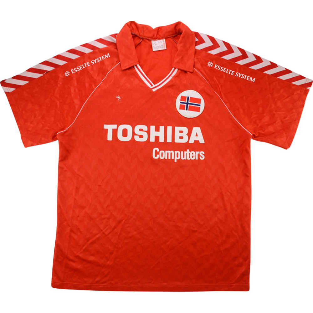 1986-88 Norway Match Issue Home Shirt #3