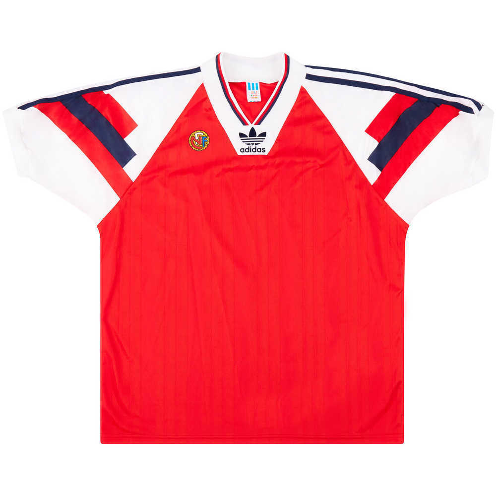 1992-94 Norway Home Shirt *Mint* XL