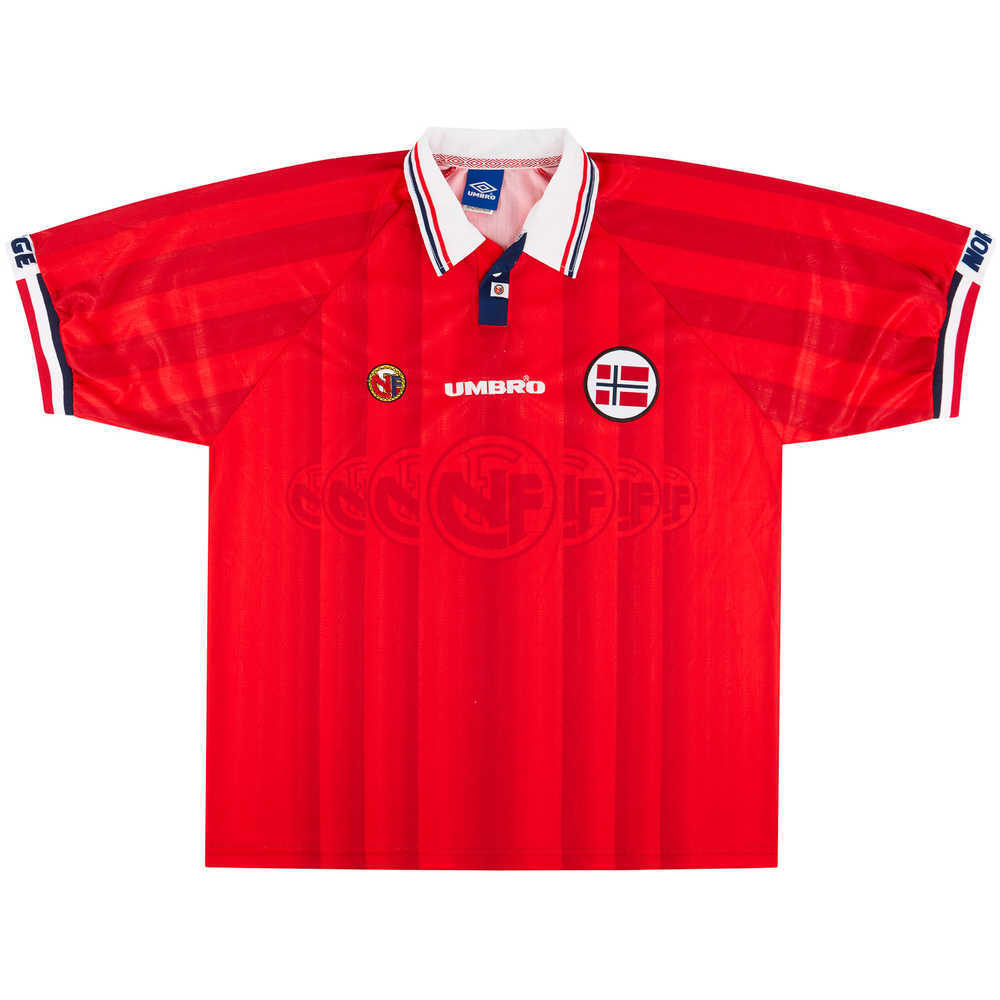 1998-00 Norway Home Shirt (Excellent) XL
