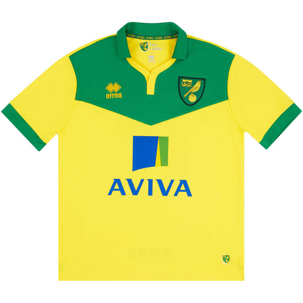 2014-15 Norwich Home Shirt (Excellent) XXL