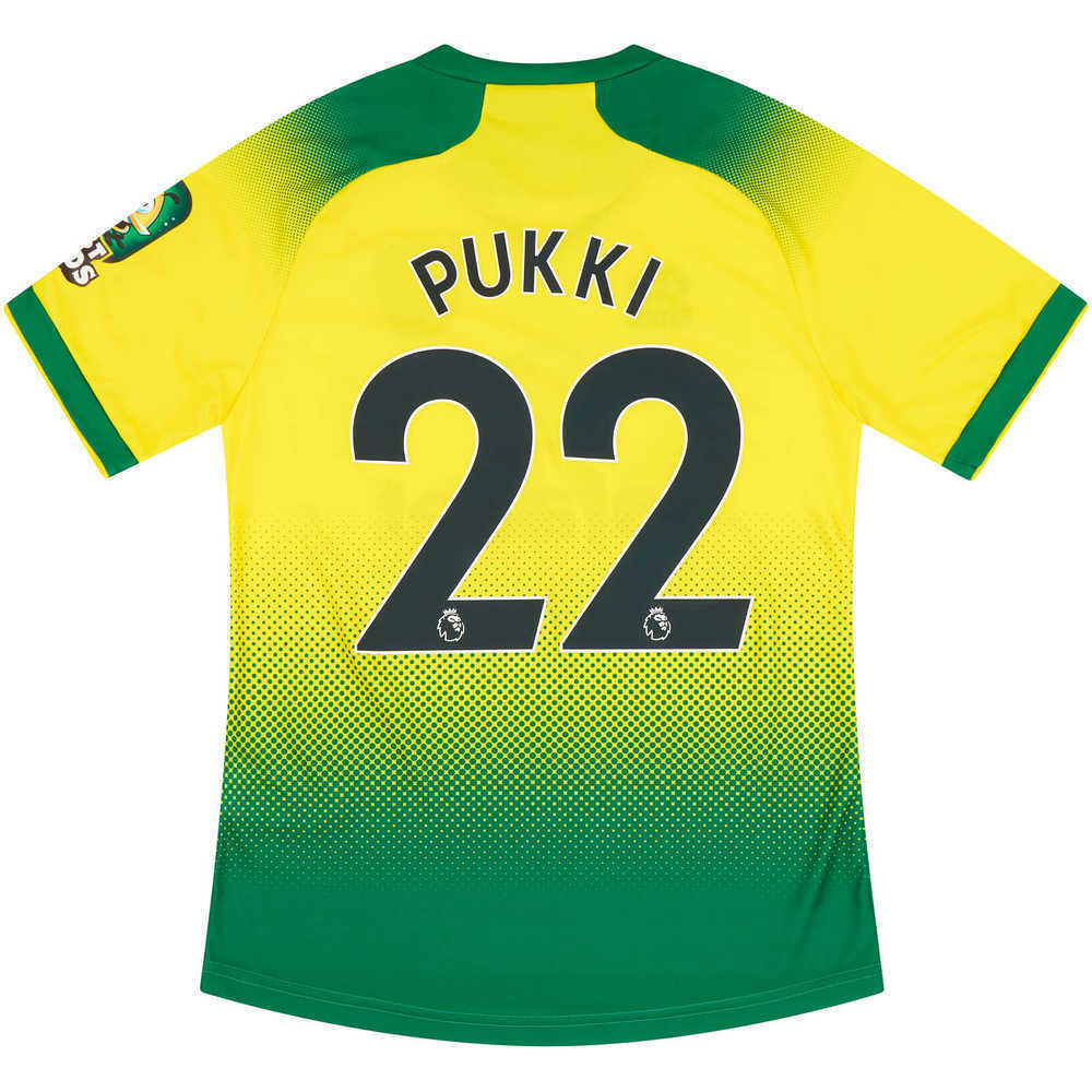 2019-20 Norwich Home Shirt Pukki #22 *w/Tags*