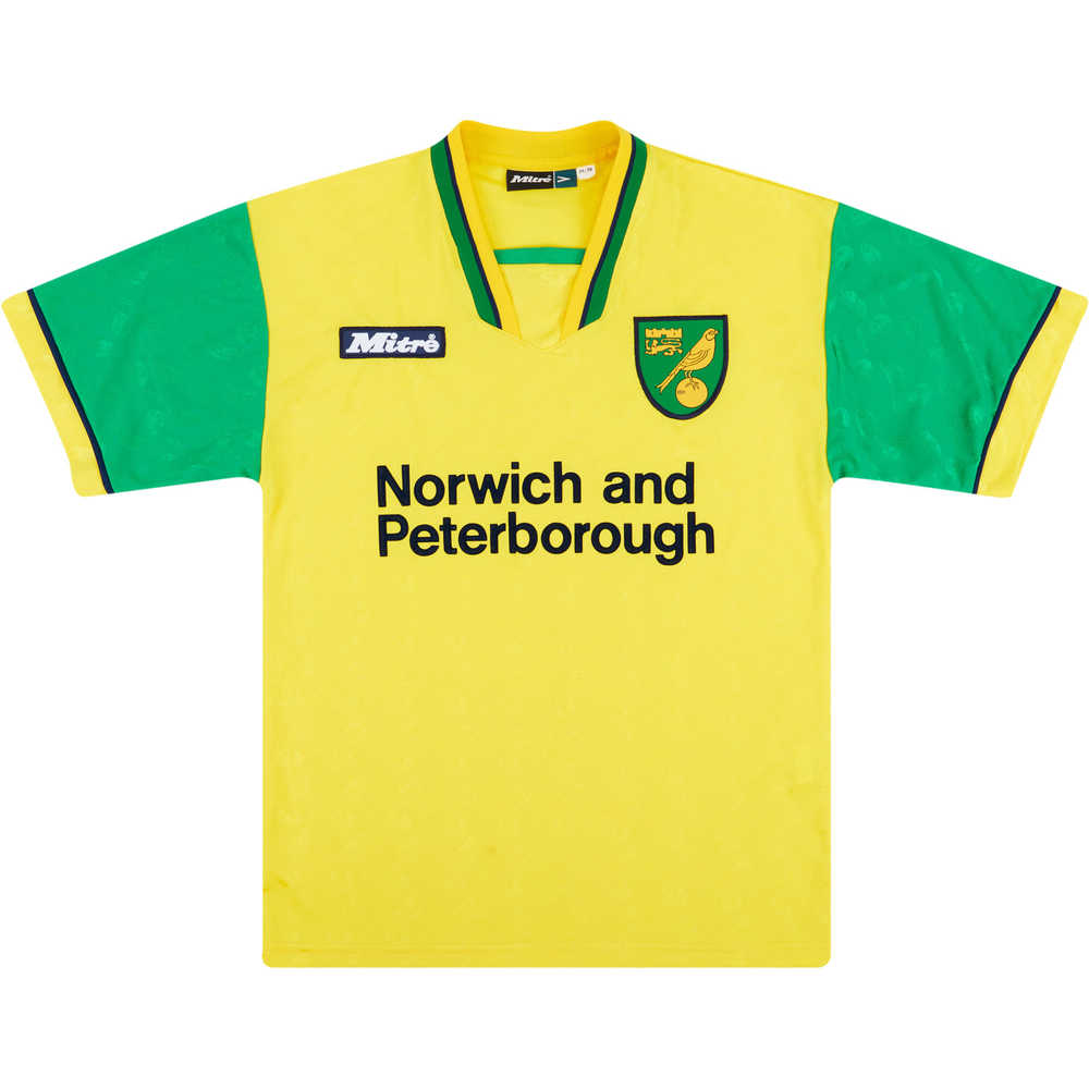 1996-97 Norwich Home Shirt (Excellent) S