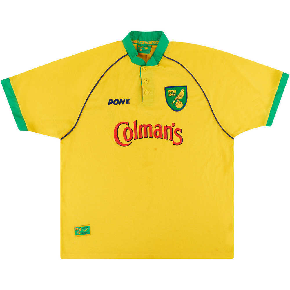 1997-99 Norwich Home Shirt (Excellent) L