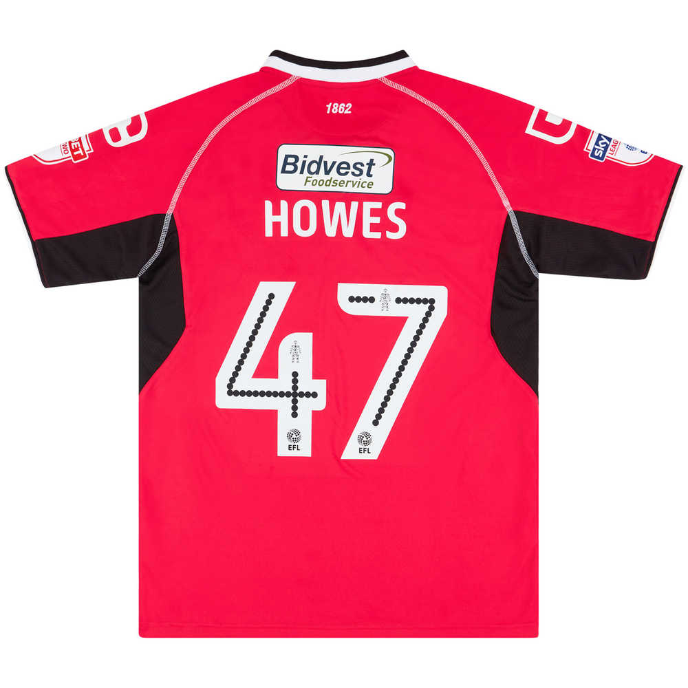 2016-17 Notts County Match Issue Away Shirt Howes #47